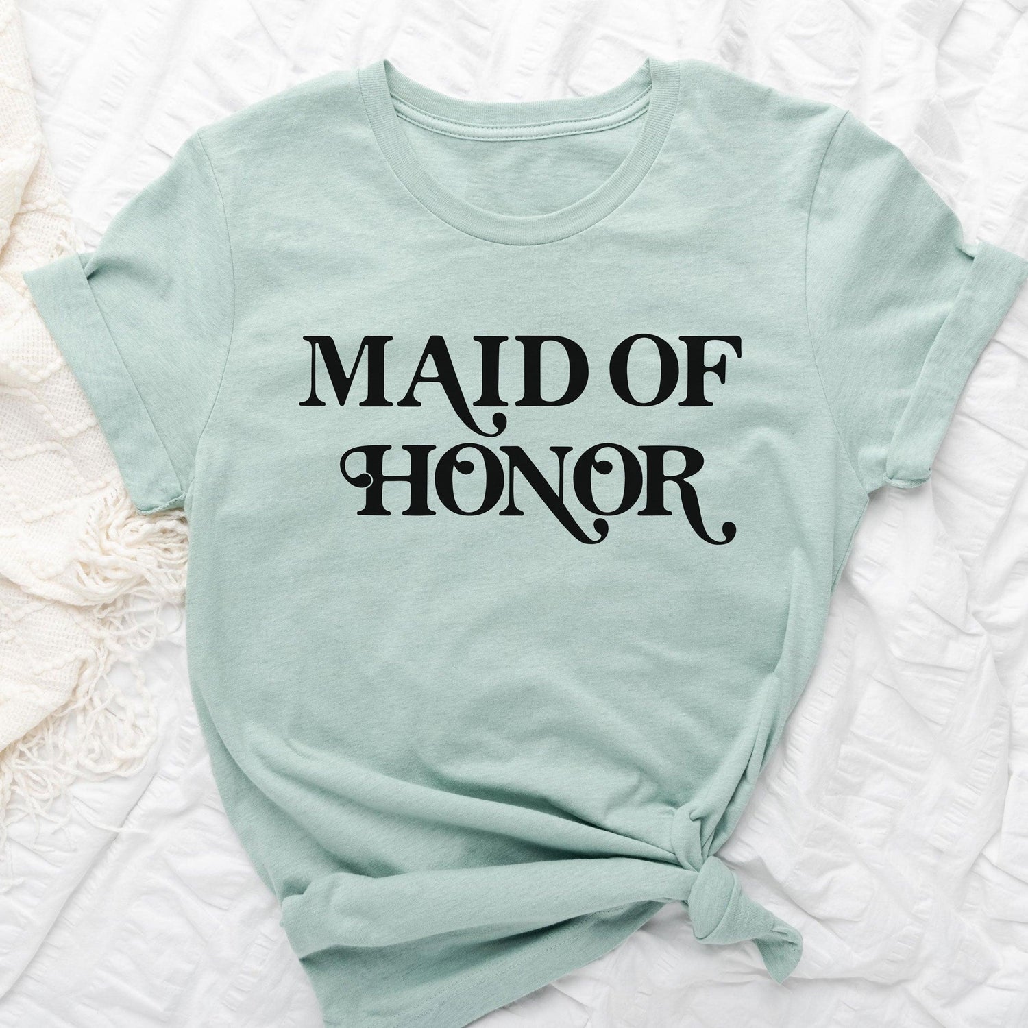 Maid of Honor Retro Short-sleeve Tee by Oaklynn Lane