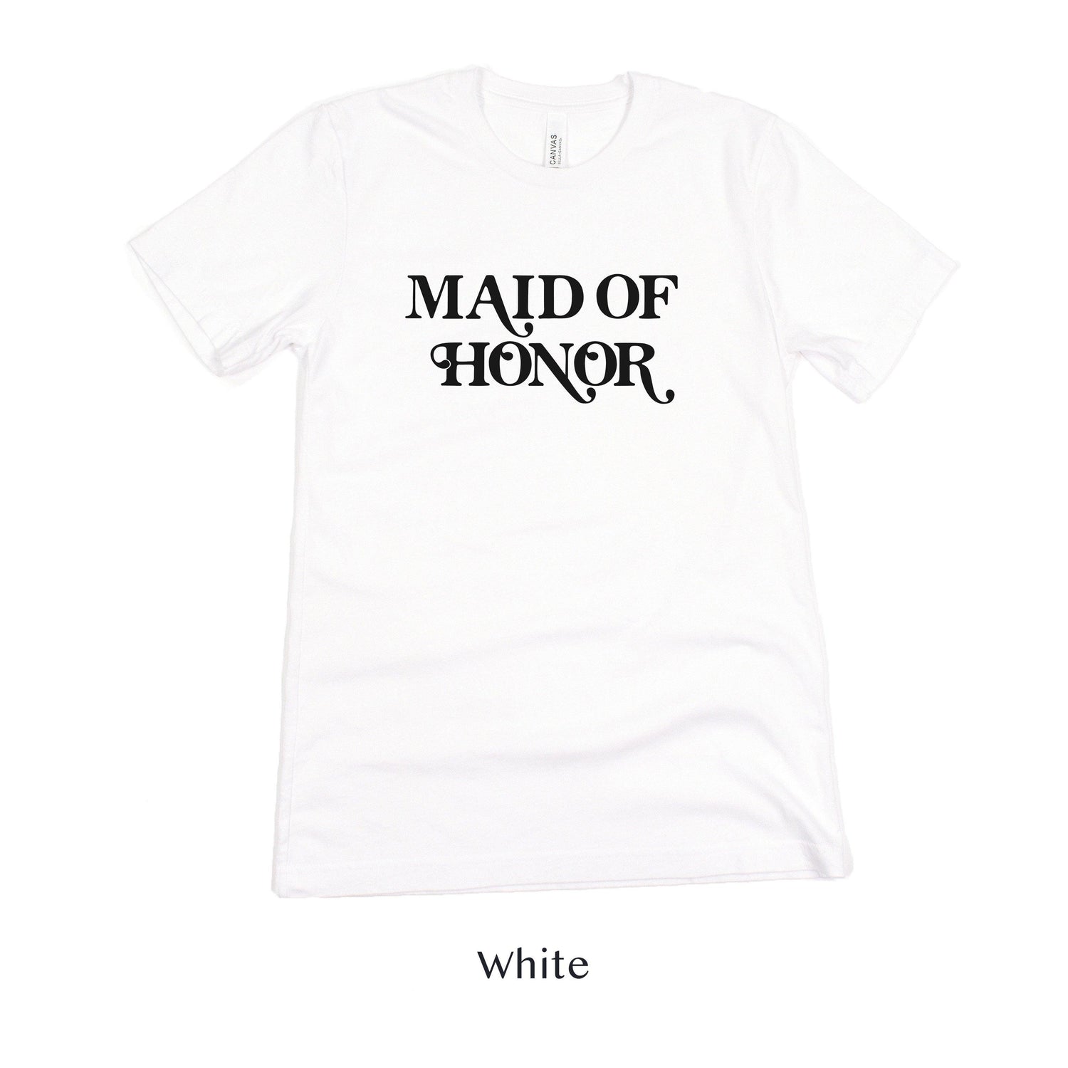 Maid of Honor Retro Short-sleeve Tee by Oaklynn Lane