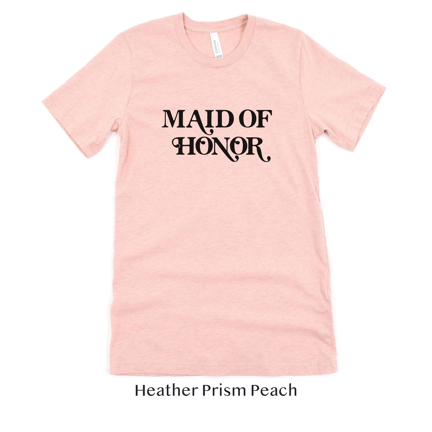 Maid of Honor Retro Short-sleeve Tee by Oaklynn Lane