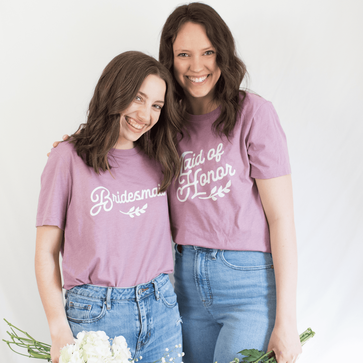 Maid of Honor Wedding Party Short-Sleeve Tee - Plus Sizes Available! by Oaklynn Lane