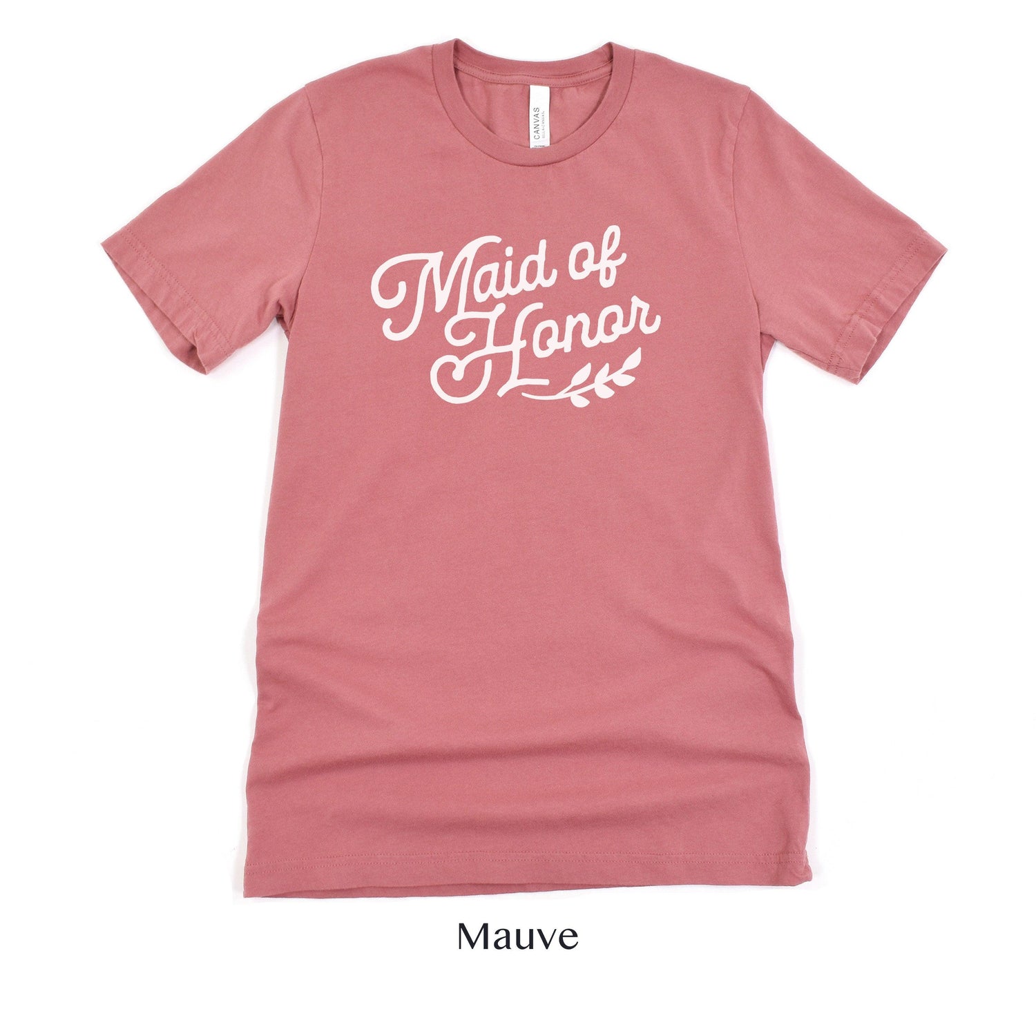 Maid of Honor Wedding Party Short-Sleeve Tee - Plus Sizes Available! by Oaklynn Lane