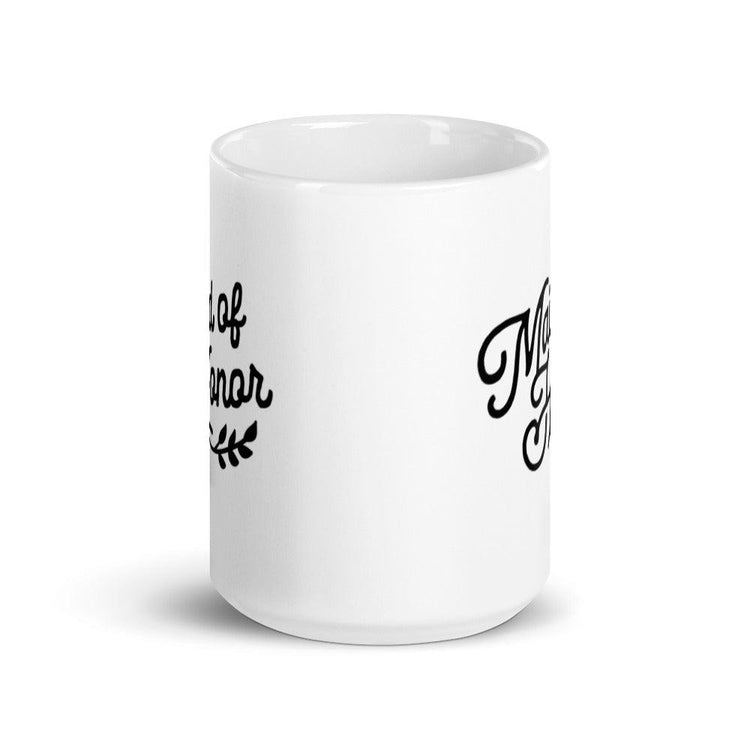 Maid of Honor White Glossy Coffee Mug by Oaklynn Lane