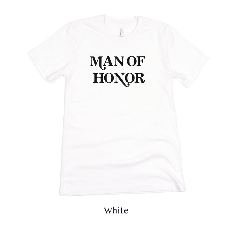 Man of Honor Retro Short-sleeve Tee by Oaklynn Lane
