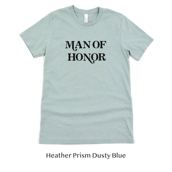 Man of Honor Retro Short-sleeve Tee by Oaklynn Lane