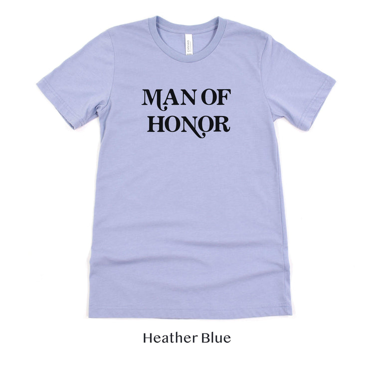 Man of Honor Retro Short-sleeve Tee by Oaklynn Lane
