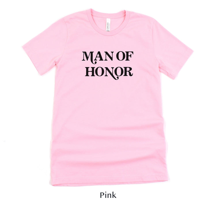 Man of Honor Retro Short-sleeve Tee by Oaklynn Lane