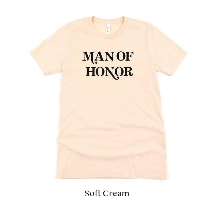 Man of Honor Retro Short-sleeve Tee by Oaklynn Lane
