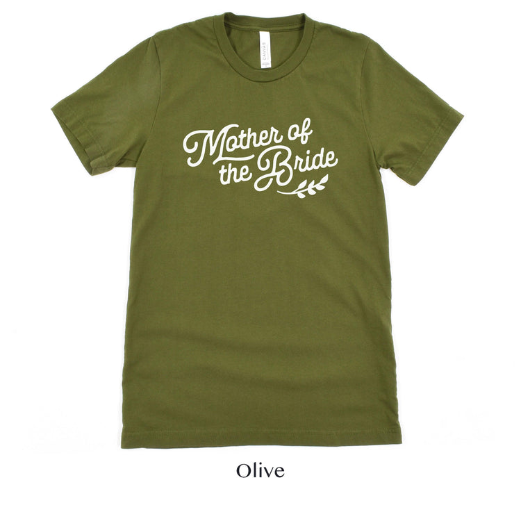 Mother of the Bride Wedding Party Short-Sleeve Tee - Plus Sizes Available! by Oaklynn Lane