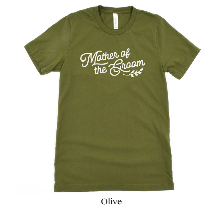 Mother of the Groom Wedding Party Short-Sleeve Tee - Plus Sizes Available by Oaklynn Lane