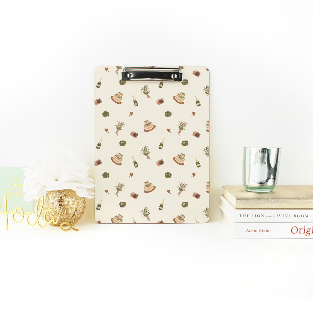 My Favorite Wedding Things Clipboard - Wedding Vendor by Oaklynn Lane