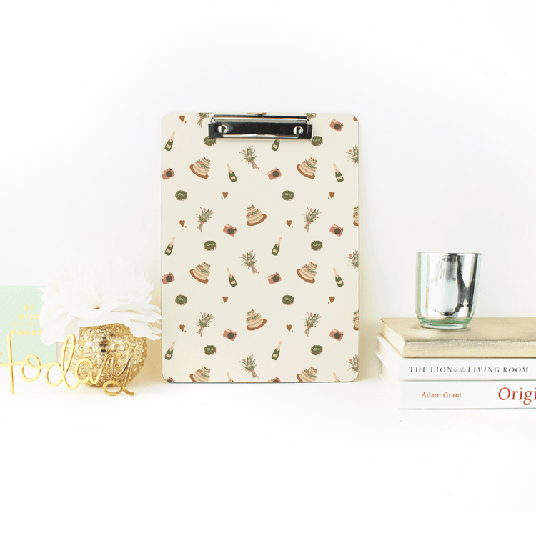 My Favorite Wedding Things Clipboard - Wedding Vendor by Oaklynn Lane