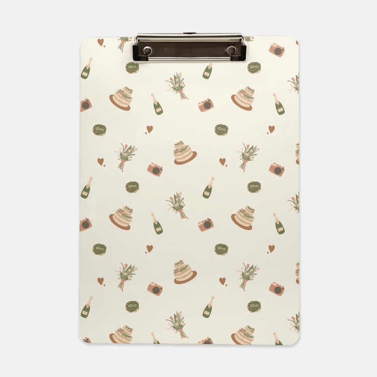 My Favorite Wedding Things Clipboard - Wedding Vendor by Oaklynn Lane