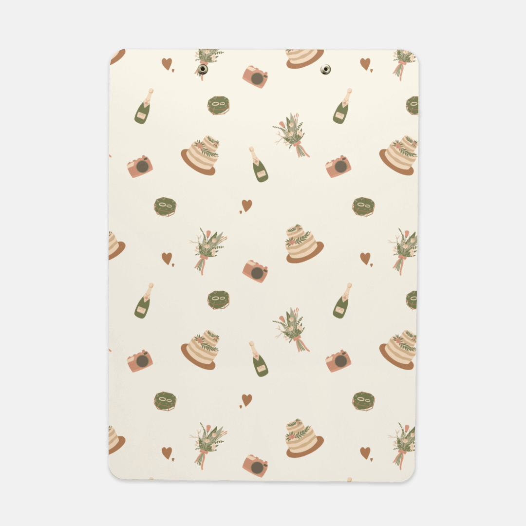 My Favorite Wedding Things Clipboard - Wedding Vendor by Oaklynn Lane
