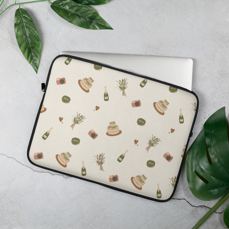 My Favorite Wedding Things - Laptop Case by Oaklynn Lane