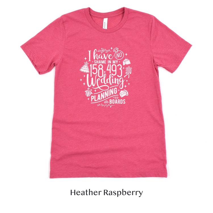 No Shame Wedding Planning - Bride to Be - Wedding Coordinator Event Planner - Funny Planner Shirt by Oaklynn Lane
