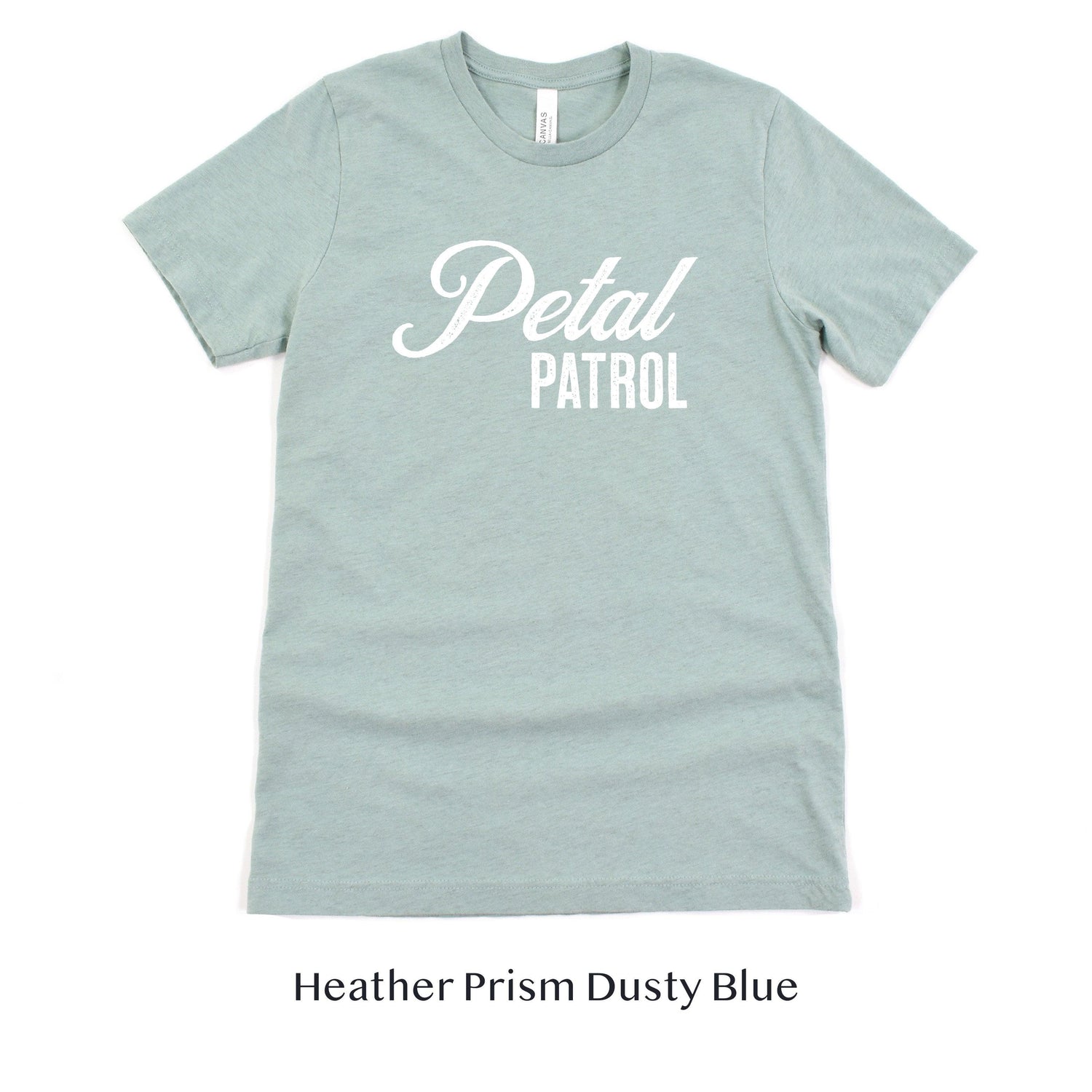 Petal Patrol Adult Flower Girl or Flower Lady Vintage Romance Unisex t-shirt by Oaklynn Lane