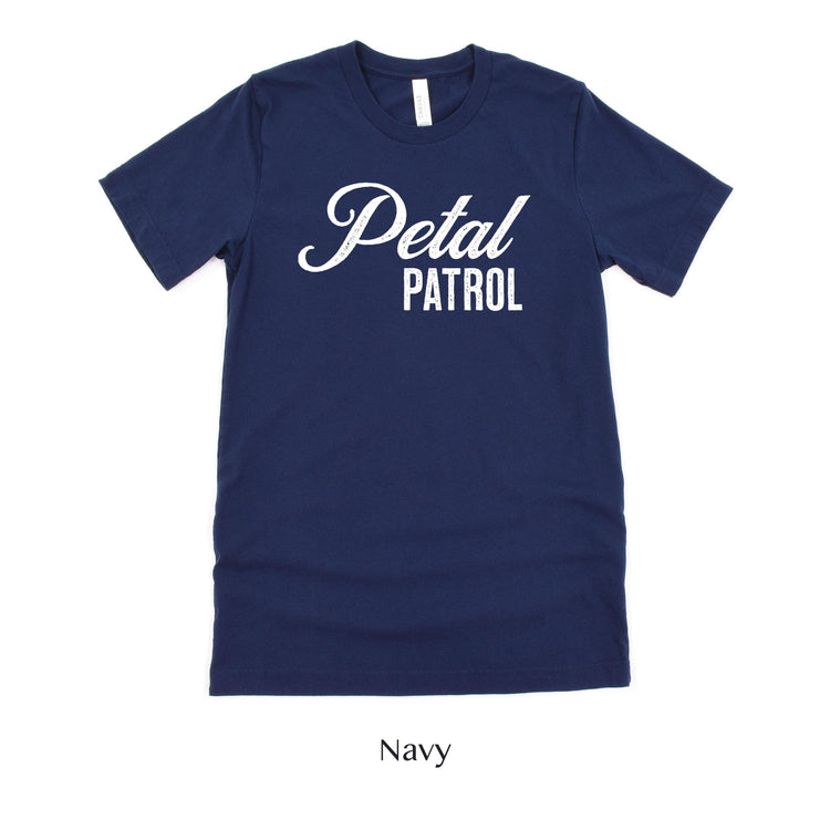 Petal Patrol Adult Flower Girl or Flower Lady Vintage Romance Unisex t-shirt by Oaklynn Lane