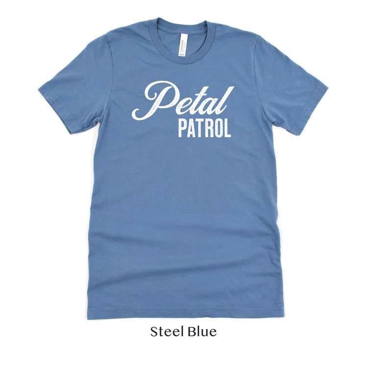 Petal Patrol Adult Flower Girl or Flower Lady Vintage Romance Unisex t-shirt by Oaklynn Lane