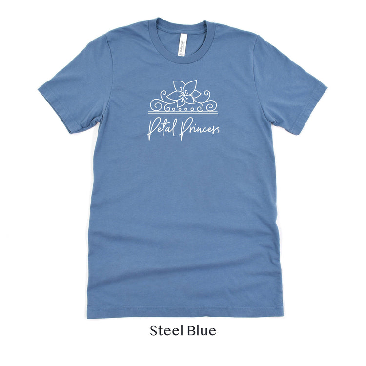 Petal Princess Florist Wedding Vendor or Adult Flower Girl Short-Sleeve Tee - Plus Sizes Available by Oaklynn Lane