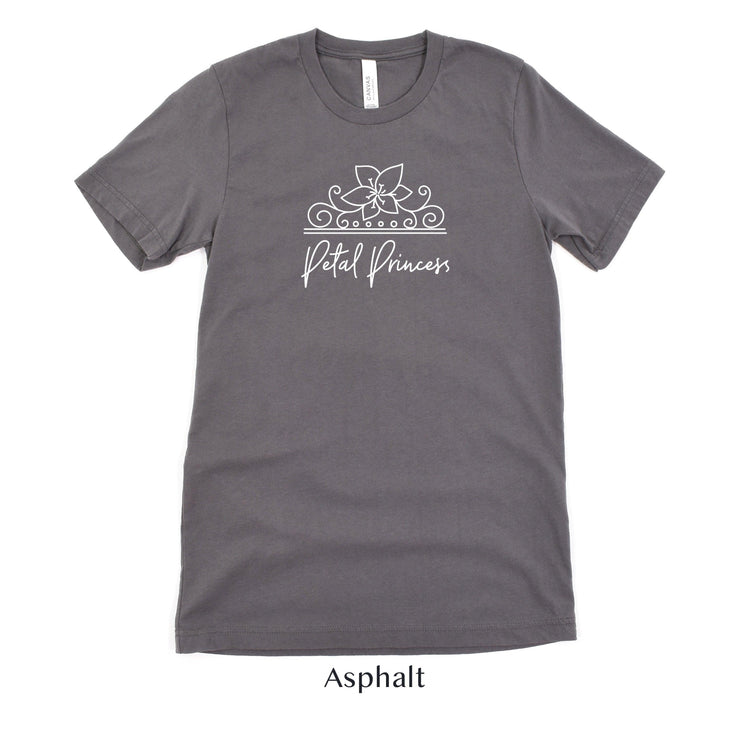 Petal Princess Florist Wedding Vendor or Adult Flower Girl Short-Sleeve Tee - Plus Sizes Available by Oaklynn Lane