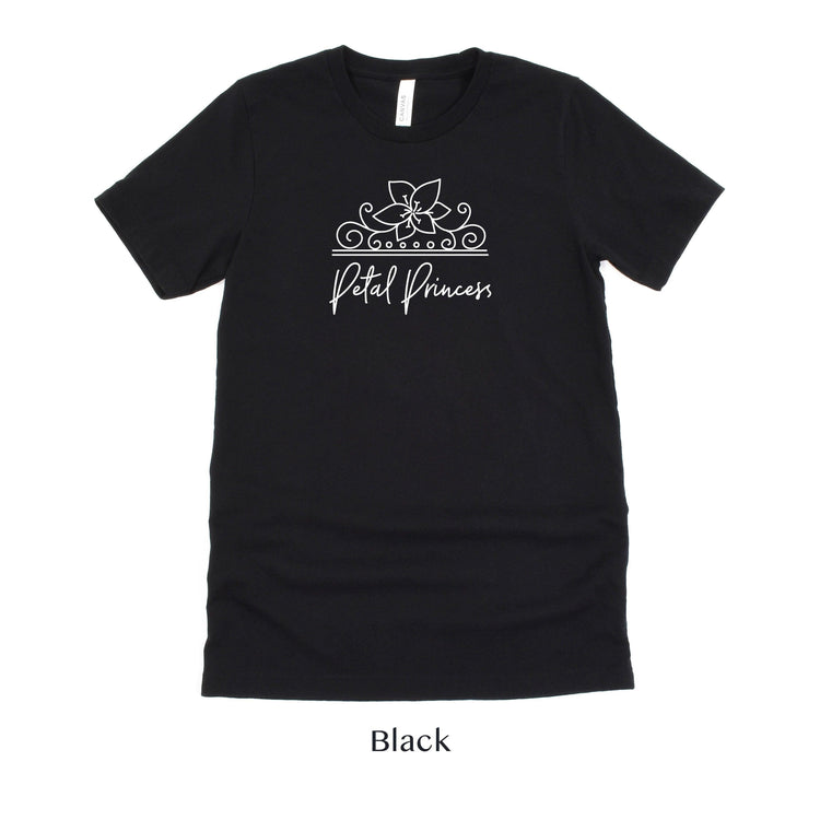 Petal Princess Florist Wedding Vendor or Adult Flower Girl Short-Sleeve Tee - Plus Sizes Available by Oaklynn Lane