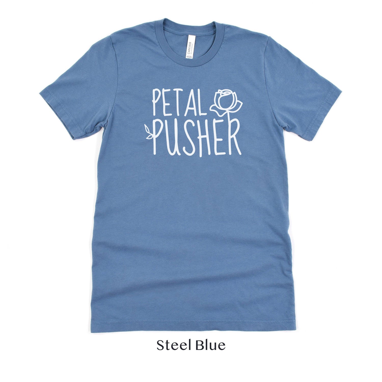 Petal Pusher Funny Florist Unisex t-shirt by Oaklynn Lane