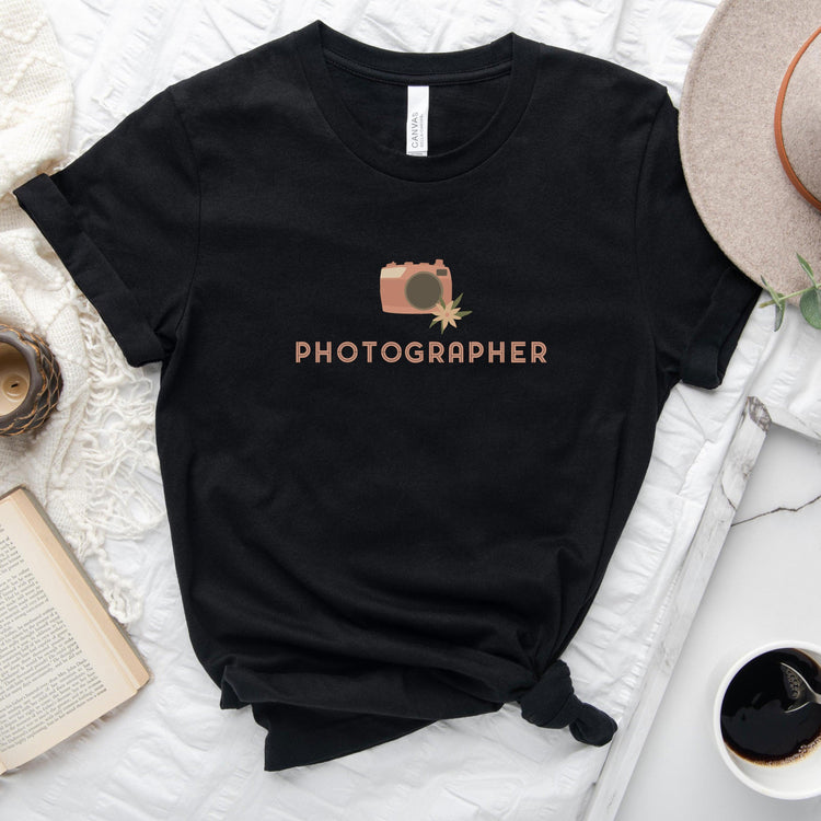 Photographer - Wedding Vendor Professional Thank you Gift - Camera Unisex t-shirt by Oaklynn Lane