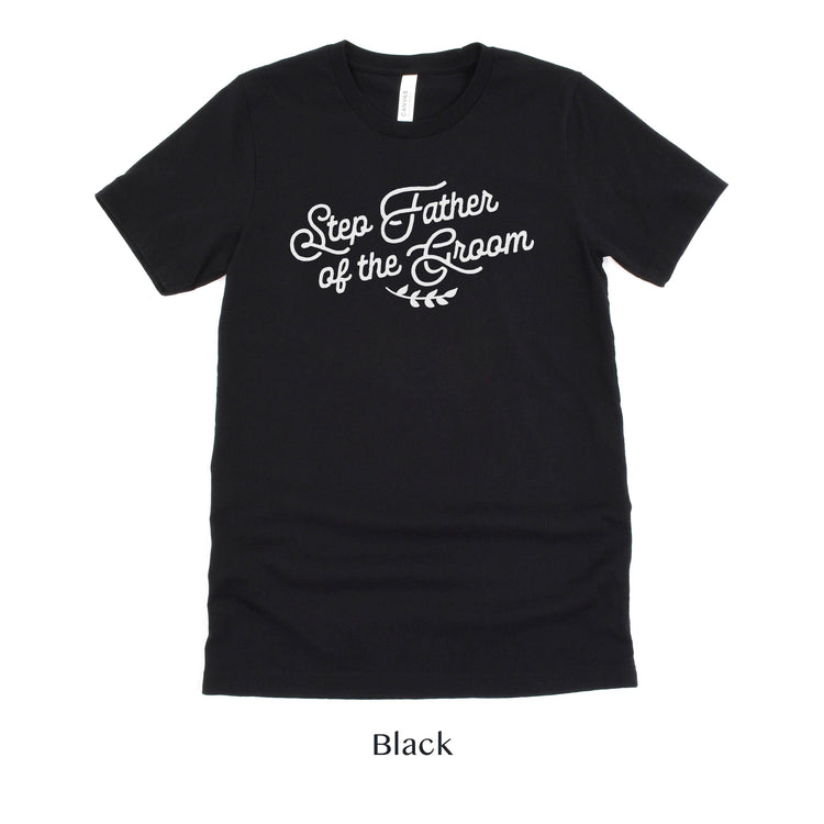 Step Father of the Groom Short-sleeve Tee by Oaklynn Lane
