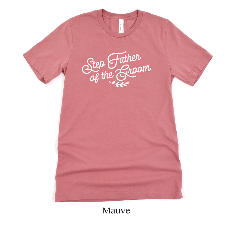Step Father of the Groom Short-sleeve Tee by Oaklynn Lane