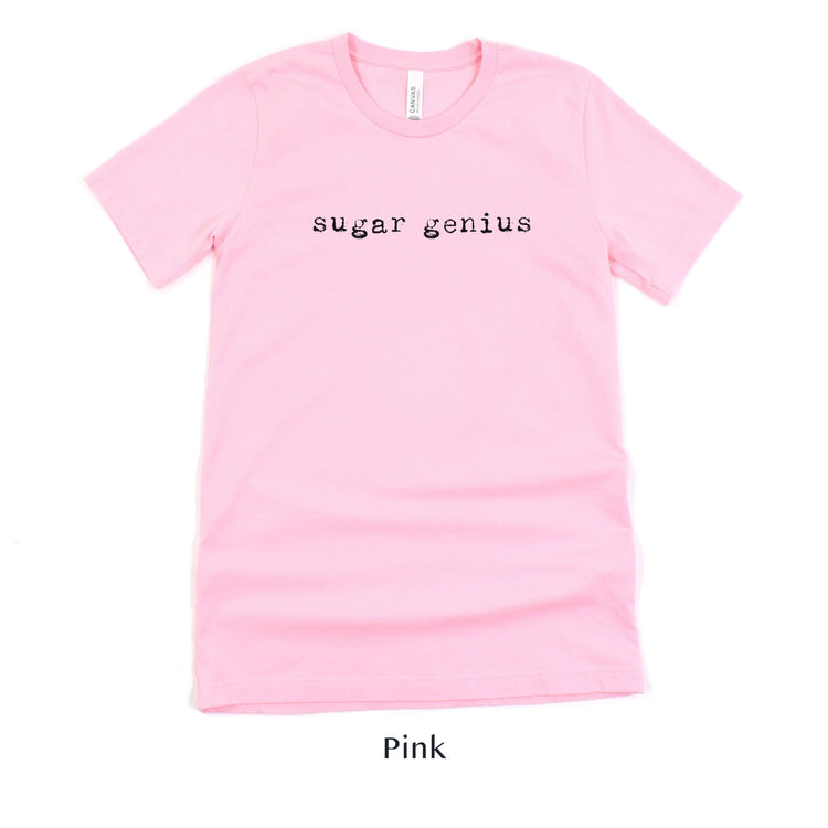Sugar Genius Wedding Cake Baker Gift Short-sleeve Tee by Oaklynn Lane