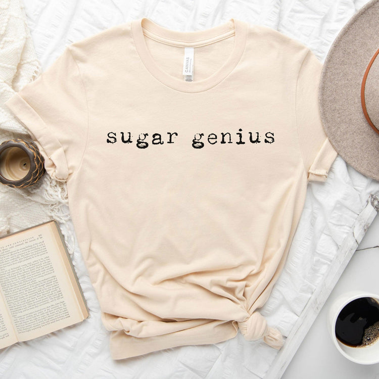 Sugar Genius Wedding Cake Baker Gift Short-sleeve Tee by Oaklynn Lane