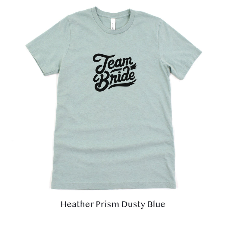 Team Bride Wedding Party Short-sleeve Tee by Oaklynn Lane