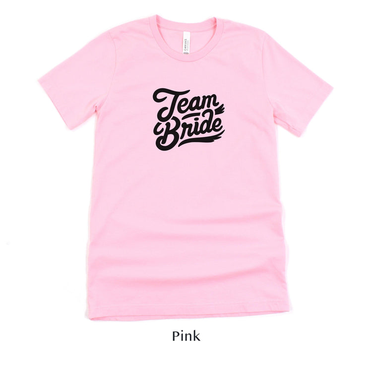 Team Bride Wedding Party Short-sleeve Tee by Oaklynn Lane