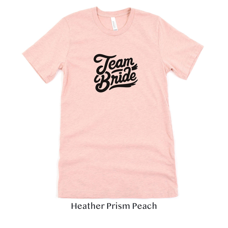 Team Bride Wedding Party Short-sleeve Tee by Oaklynn Lane