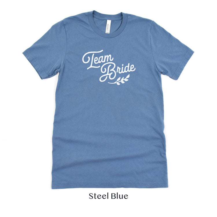 Team Bride Wedding Party Short-Sleeve Tee - Plus Sizes Available! by Oaklynn Lane