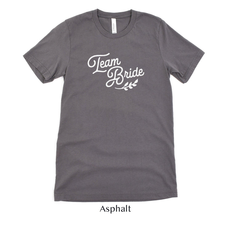 Team Bride Wedding Party Short-Sleeve Tee - Plus Sizes Available! by Oaklynn Lane