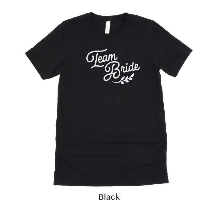 Team Bride Wedding Party Short-Sleeve Tee - Plus Sizes Available! by Oaklynn Lane