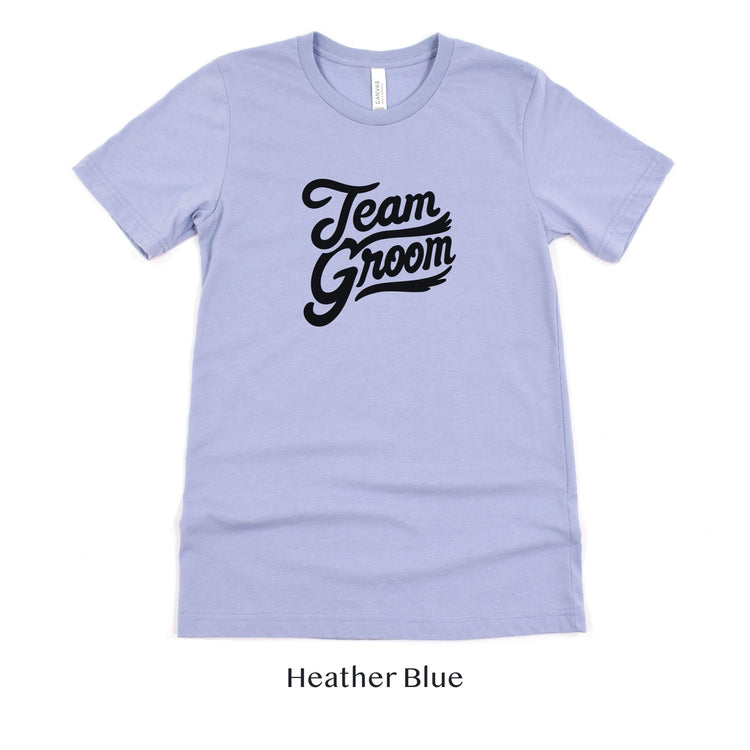 Team Groom - Groomsmen Wedding Bachelor Party Short-sleeve Tee by Oaklynn Lane