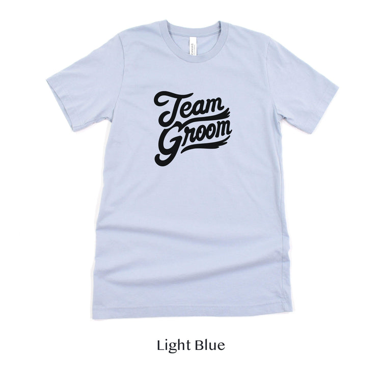 Team Groom - Groomsmen Wedding Bachelor Party Short-sleeve Tee by Oaklynn Lane