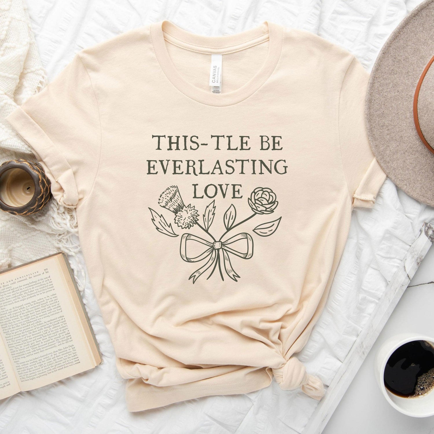 This-tle Be Everlasting Love - Engagement Short-Sleeve Tee - Plus Sizes Available by Oaklynn Lane