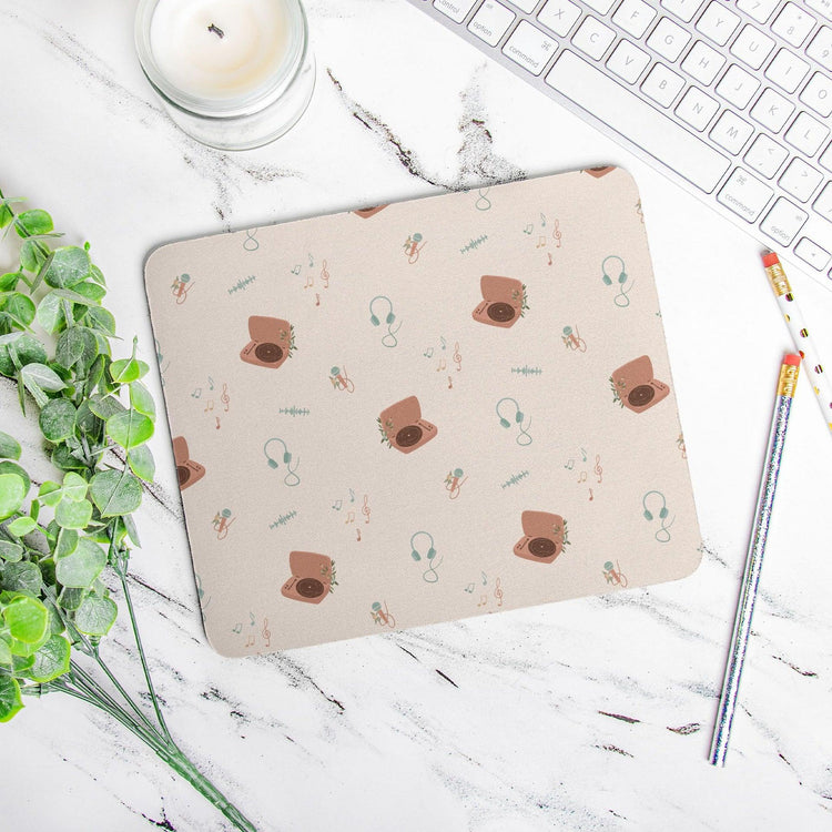 Wedding DJ Music Lover Mouse Pad (Rectangle) - Office Decor by Oaklynn Lane