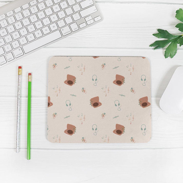 Wedding DJ Music Lover Mouse Pad (Rectangle) - Office Decor by Oaklynn Lane