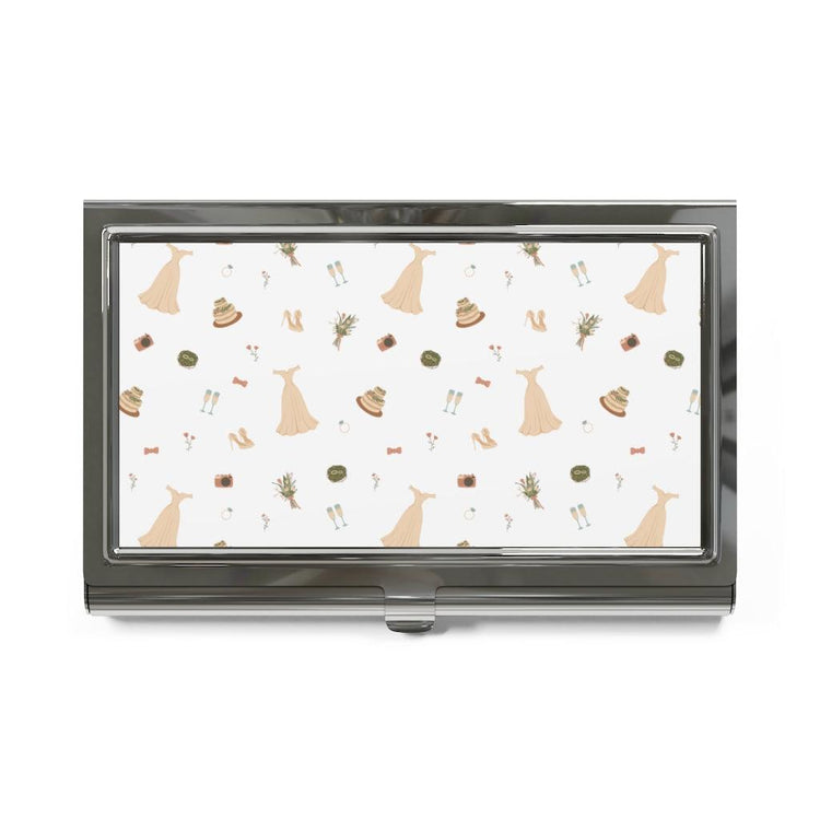 Wedding Icons Business Card Holder by Oaklynn Lane