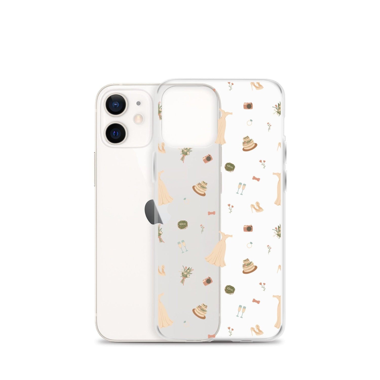 Wedding Icons iPhone Case - Wedding Vendor Professional Phone Case - Bride to Be - Engagement Gift by Oaklynn Lane