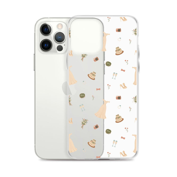 Wedding Icons iPhone Case - Wedding Vendor Professional Phone Case - Bride to Be - Engagement Gift by Oaklynn Lane