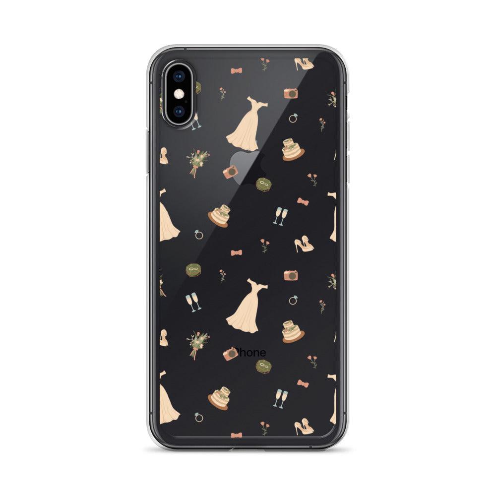 Wedding Icons iPhone Case - Wedding Vendor Professional Phone Case - Bride to Be - Engagement Gift by Oaklynn Lane