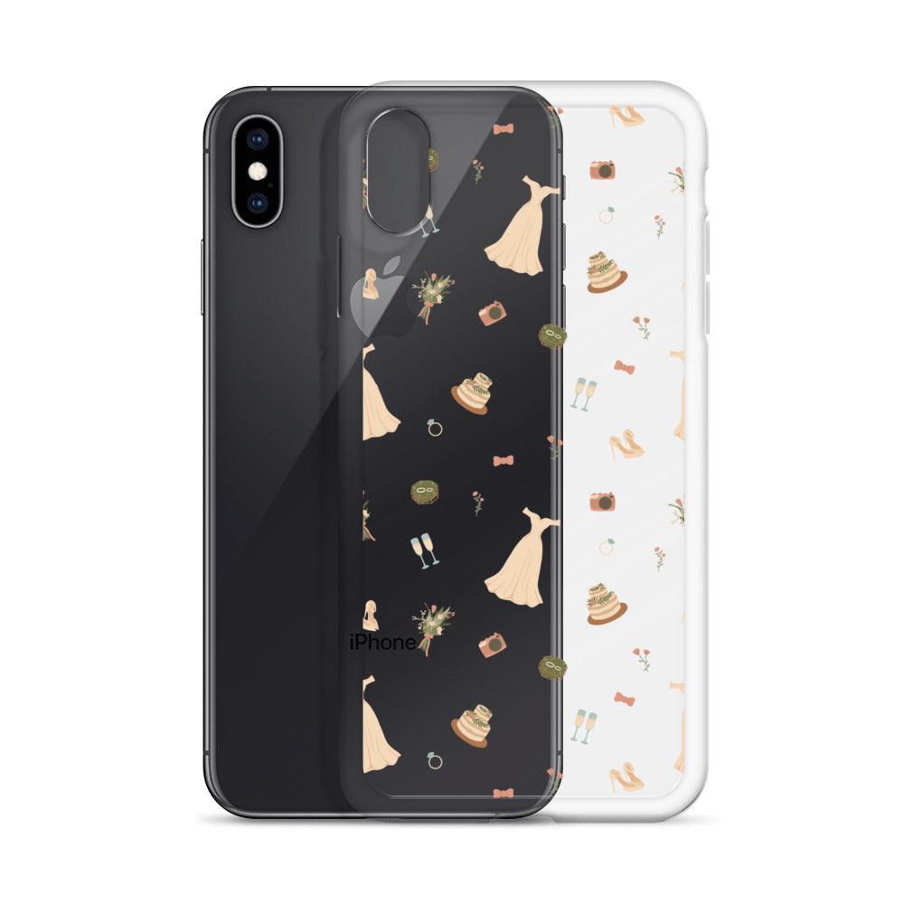 Wedding Icons iPhone Case - Wedding Vendor Professional Phone Case - Bride to Be - Engagement Gift by Oaklynn Lane