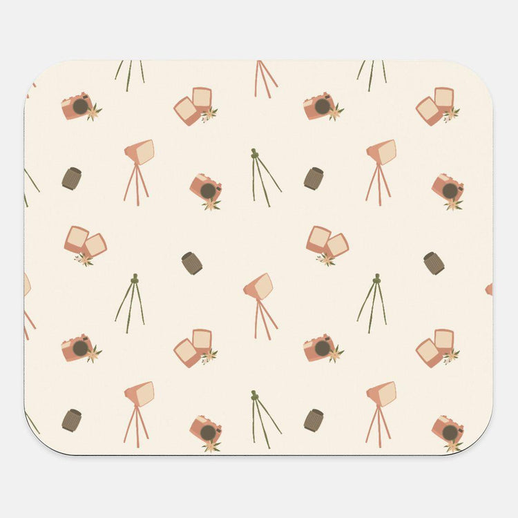 Wedding Photographer Mouse Pad (Rectangle) - Cute Camera Mousepad - Office Decor by Oaklynn Lane