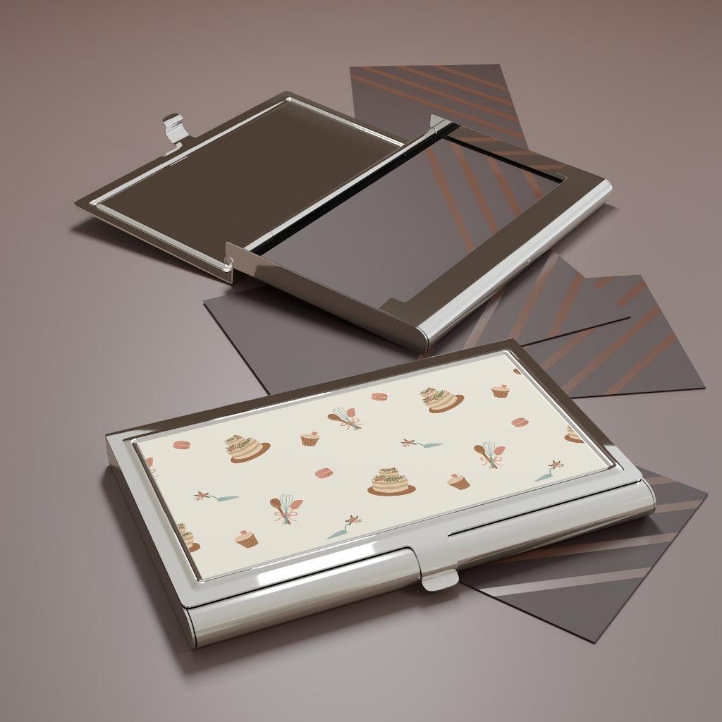 Whisked Away Cake Baker Business Card Holder by Oaklynn Lane