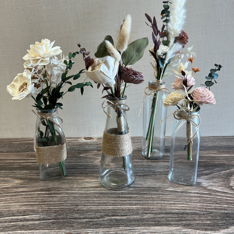 Assorted Bottle Centerpiece